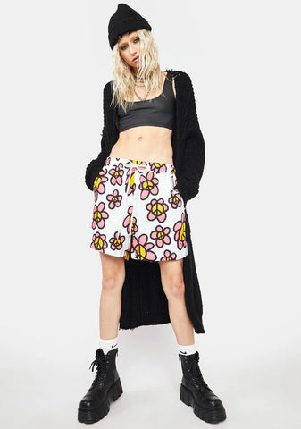 Peace & Petals Vacation Shorts