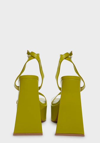 Melon On The Beat Platform Heels