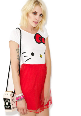 I Am Surprised Hello Kitty Dress