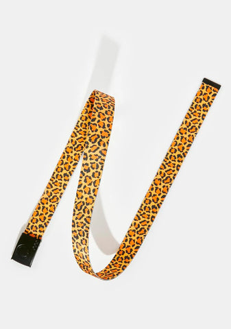 Unisex Leopard Belt