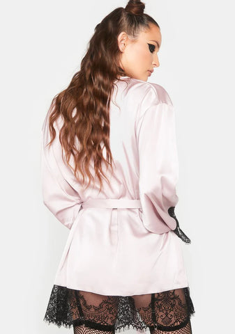 Alaia Mink Caged Kimono