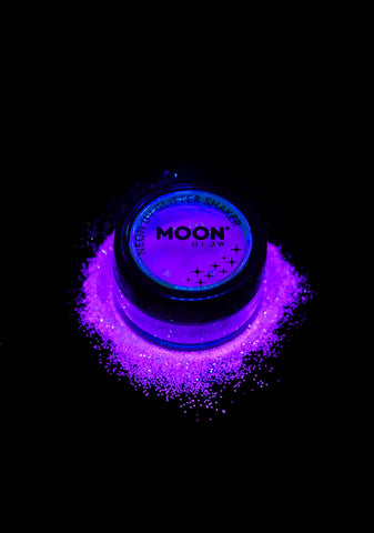 Neon Purple UV Glitter Shaker