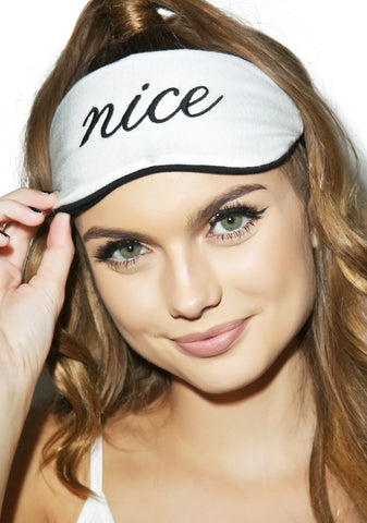 Naughty Or Nice Reversible Eyemask