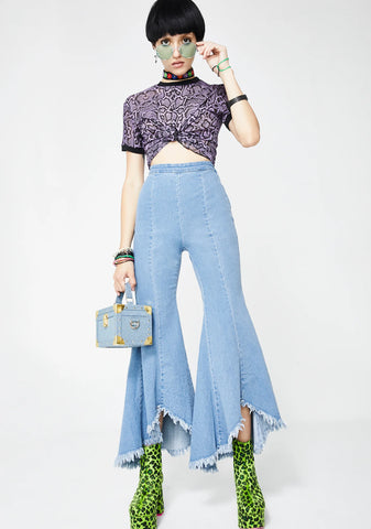 I Can Take You Higher Bell Bottom Jeans