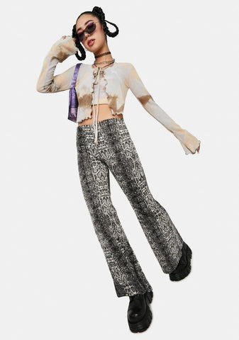 Python Wide Leg Pants