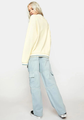 Kickers Cream Logo Crewneck Sweatshirt