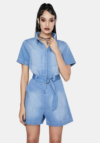 Karla Denim Romper