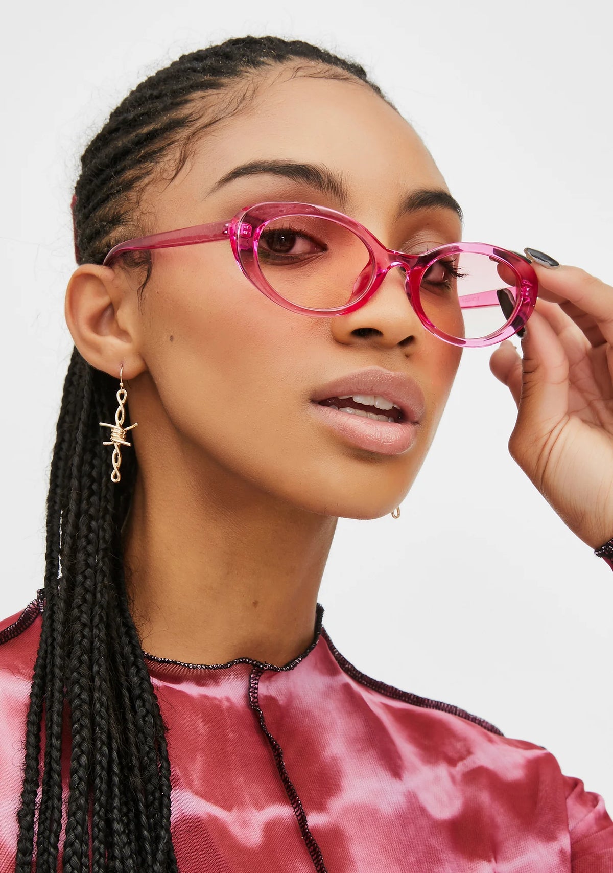 Baby Talk To The Hand Clear Sunglasses