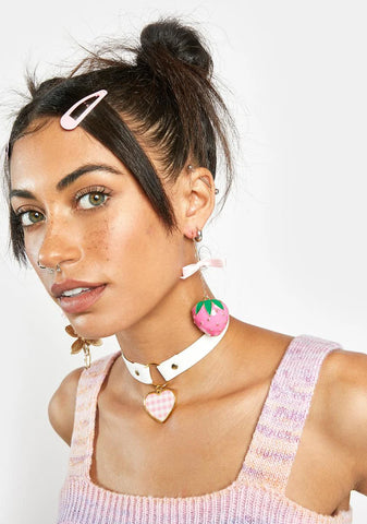 Magical Berry Juice Drop Earrings