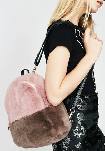 Inconsiderate Fuzzy Backpack