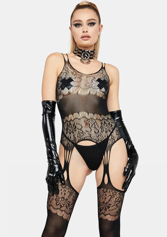 Overly Kind To U Lace Catsuit