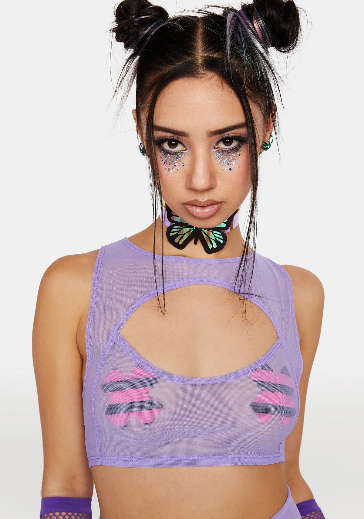 Bass Fairy Mesh Top