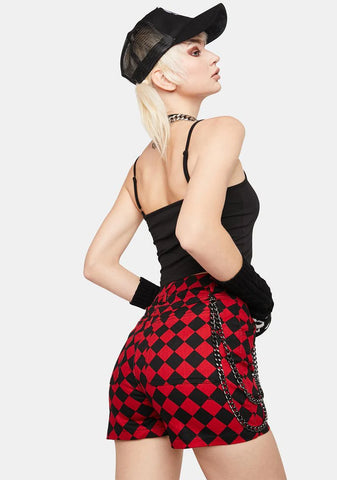 Checkmate Goth Shorts