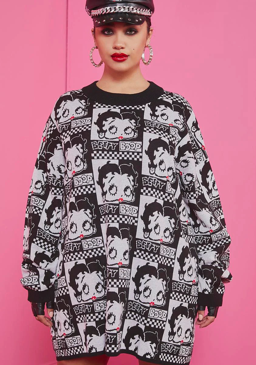 Plus Animated Screen Queen Sweater