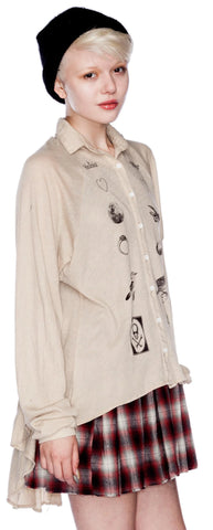 Fate Sunday Button Down Shirt - White