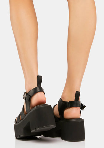 About Me Platform Sandals