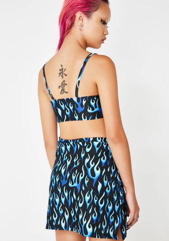 Blue Flame Skort
