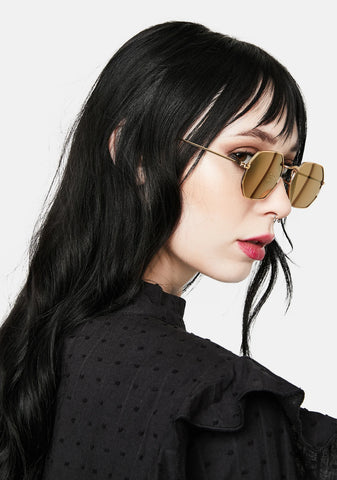 Jones Gold Sunglasses