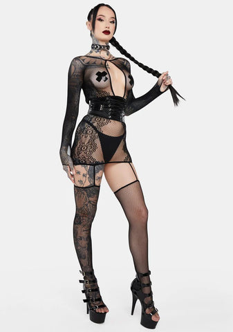 Crawling To You Fishnet Bodystocking