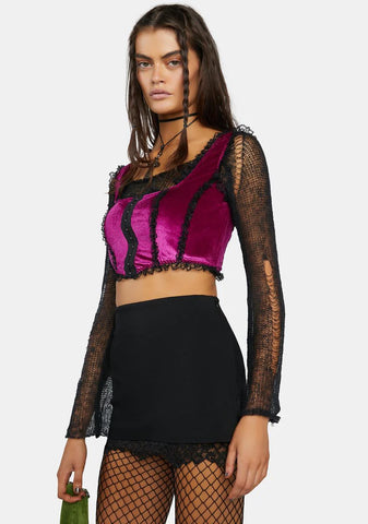 Silence In The Library Corset Top