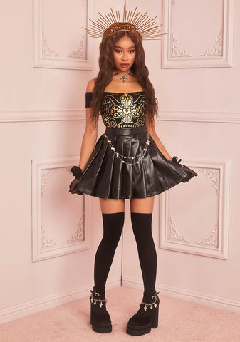 Wishful Thinking Pleated Skirt