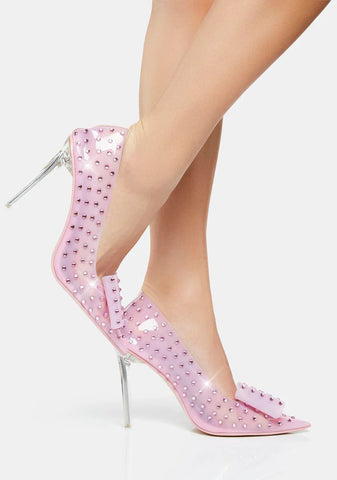Fake Love Diamante Heels
