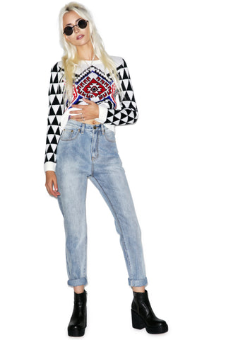 Blue Skies Straight Leg Jeans