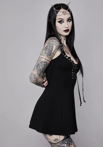 Mortal Maven Mini Dress