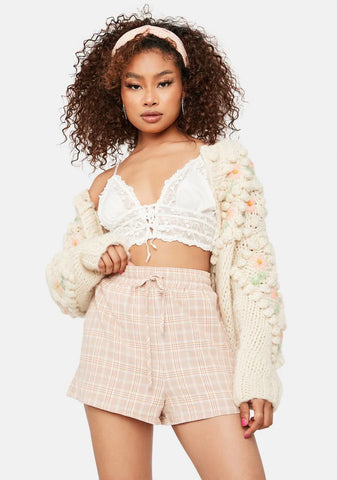 You're The Reason Plaid Shorts