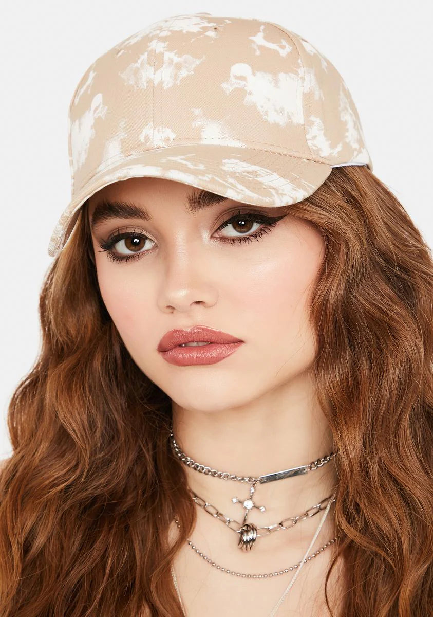 Nude Sneaky Truth Tie Dye Cap