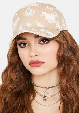 Nude Sneaky Truth Tie Dye Cap