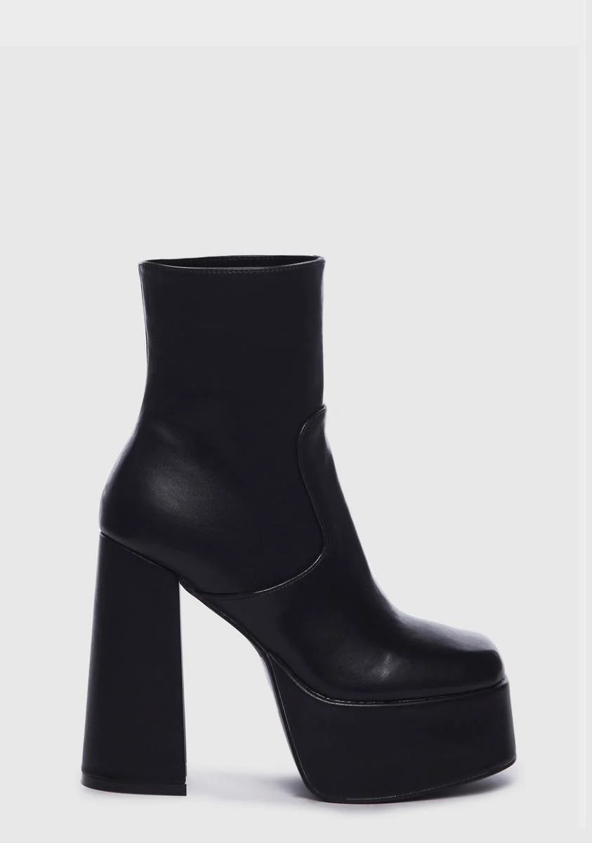 On Hold Platform Boots