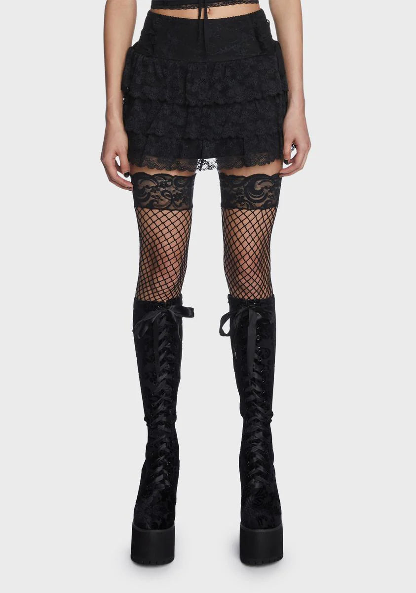 Unabashed Anger Mini Skirt