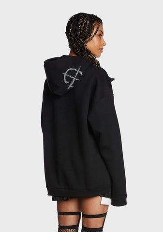 Troublemaker Patches Hoodie