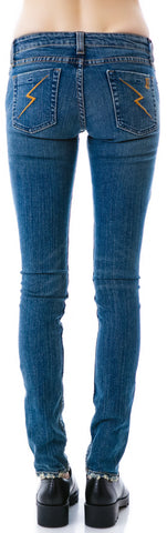 Skinny Army Patch Jeans