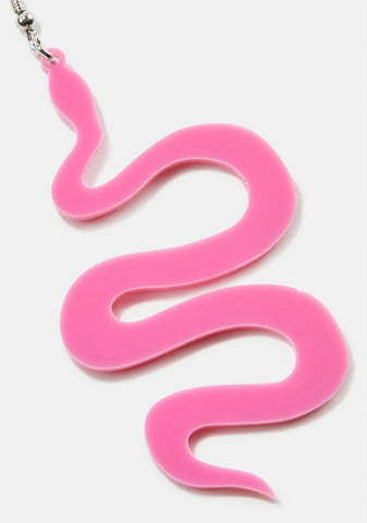 Slither Over Here Snake Earrings