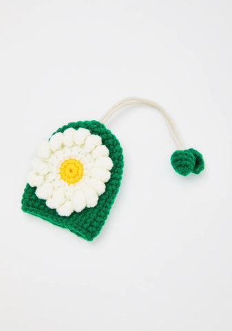 Daisy From The Garden Knit Key Cover