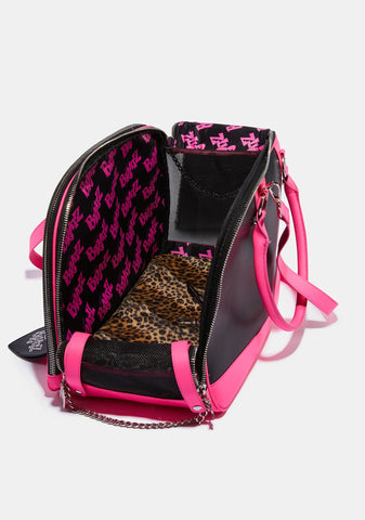Sparkle Addict Rhinestone Dog Carrier