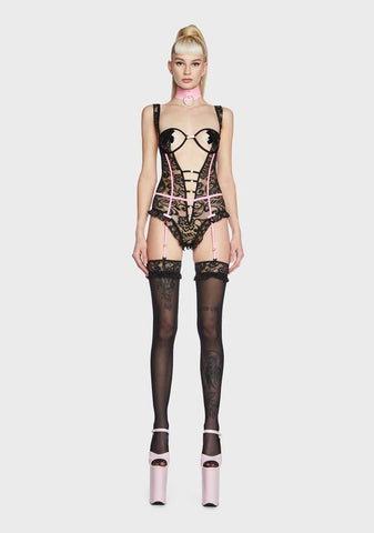 Vamp Lessons Lace Bodysuit