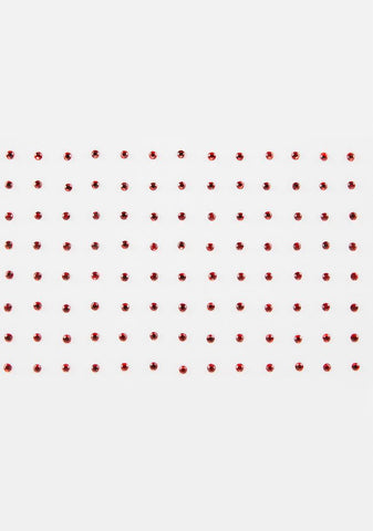 Cherry Candy Button Eye Gems