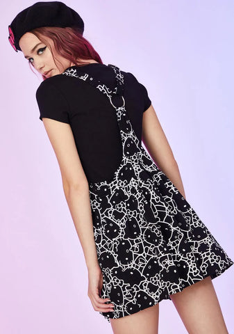 Shadow Dimension Pinafore Dress