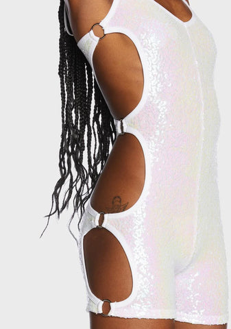 I Bodied That Sequin Romper