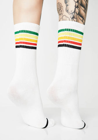 A Lil Mambo Stripe Socks