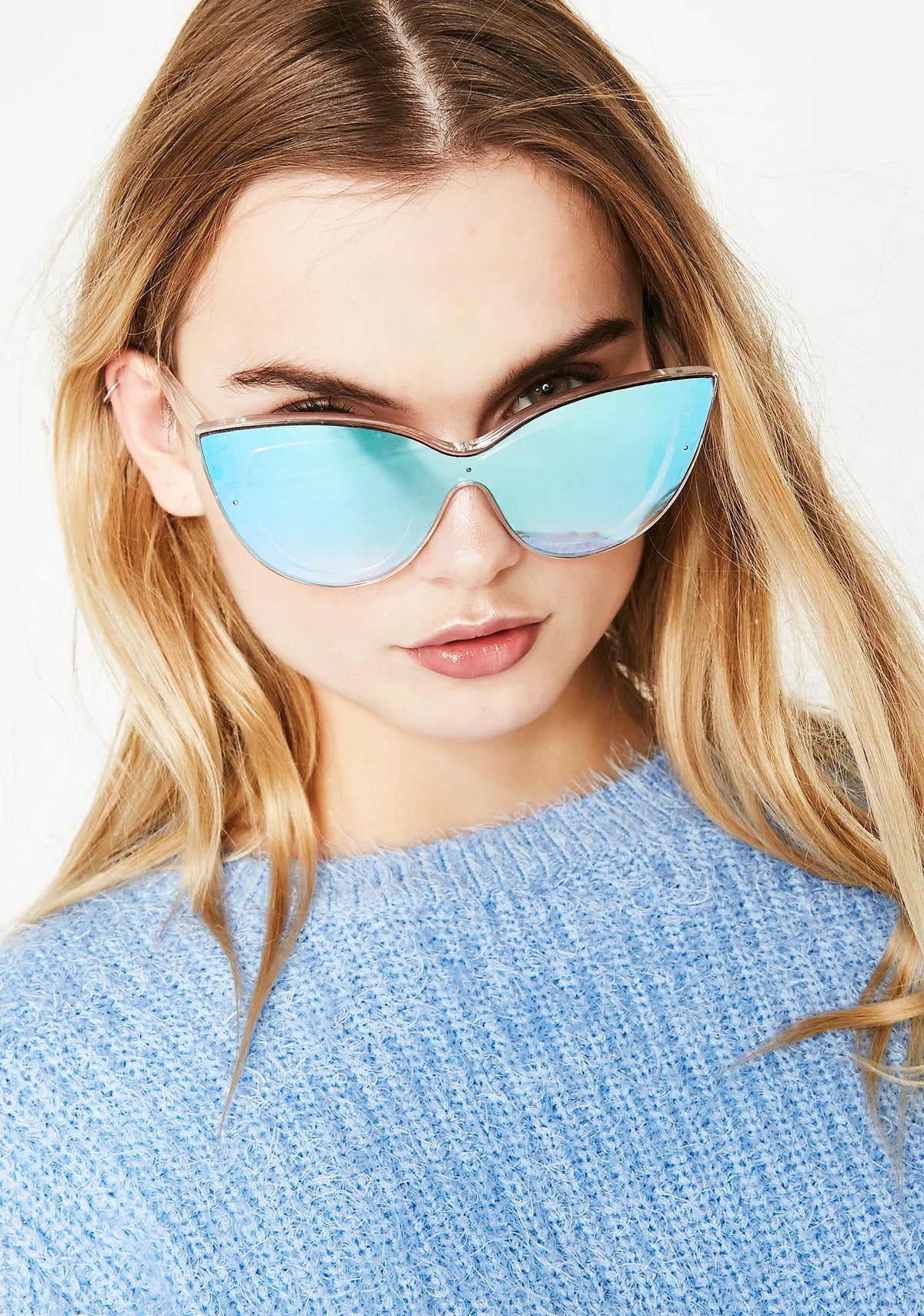 Space Sparkle Mirror Sunglasses