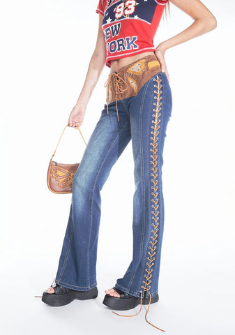 Cause No Drama Flare Jeans