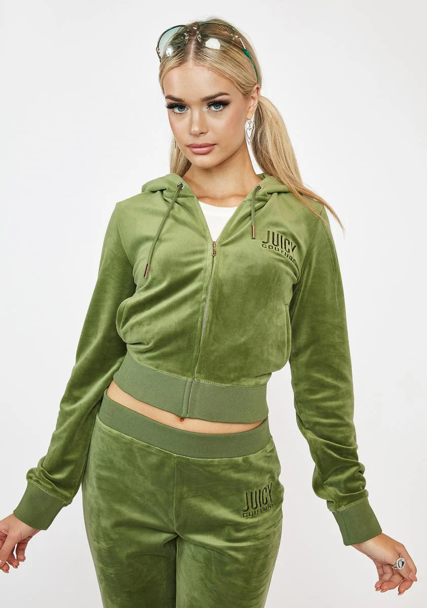 Super Greens Classic Velour Hoodie