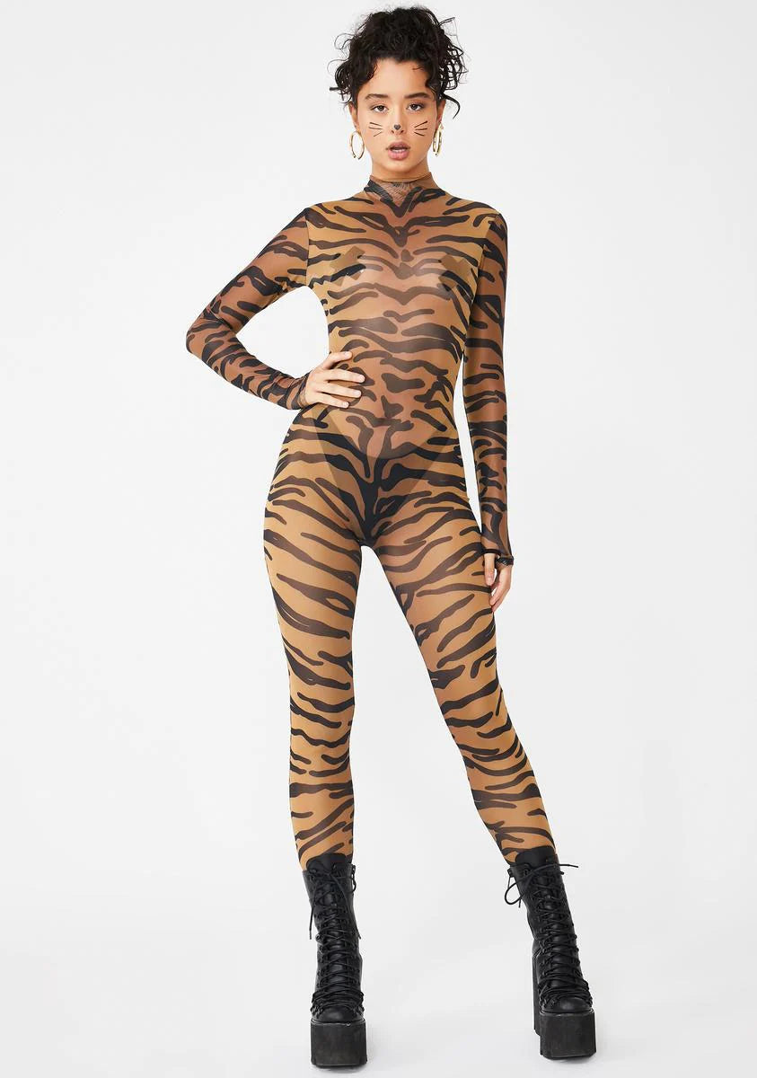 Bad Bish Anthem Tiger Catsuit