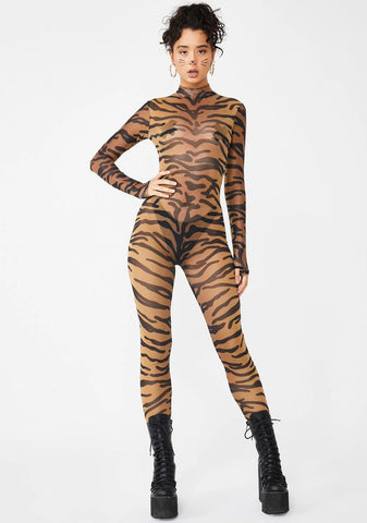 Bad Bish Anthem Tiger Catsuit