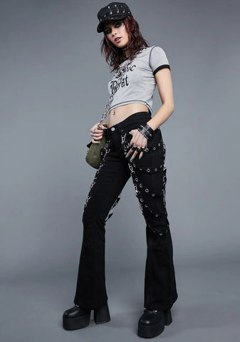 Wreak Havoc Flared Pants