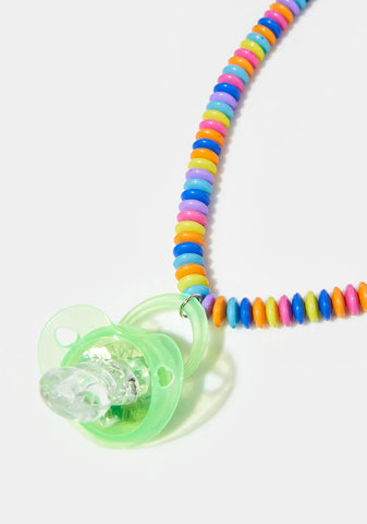 Sugar Baby Light Up Pacifier Necklace